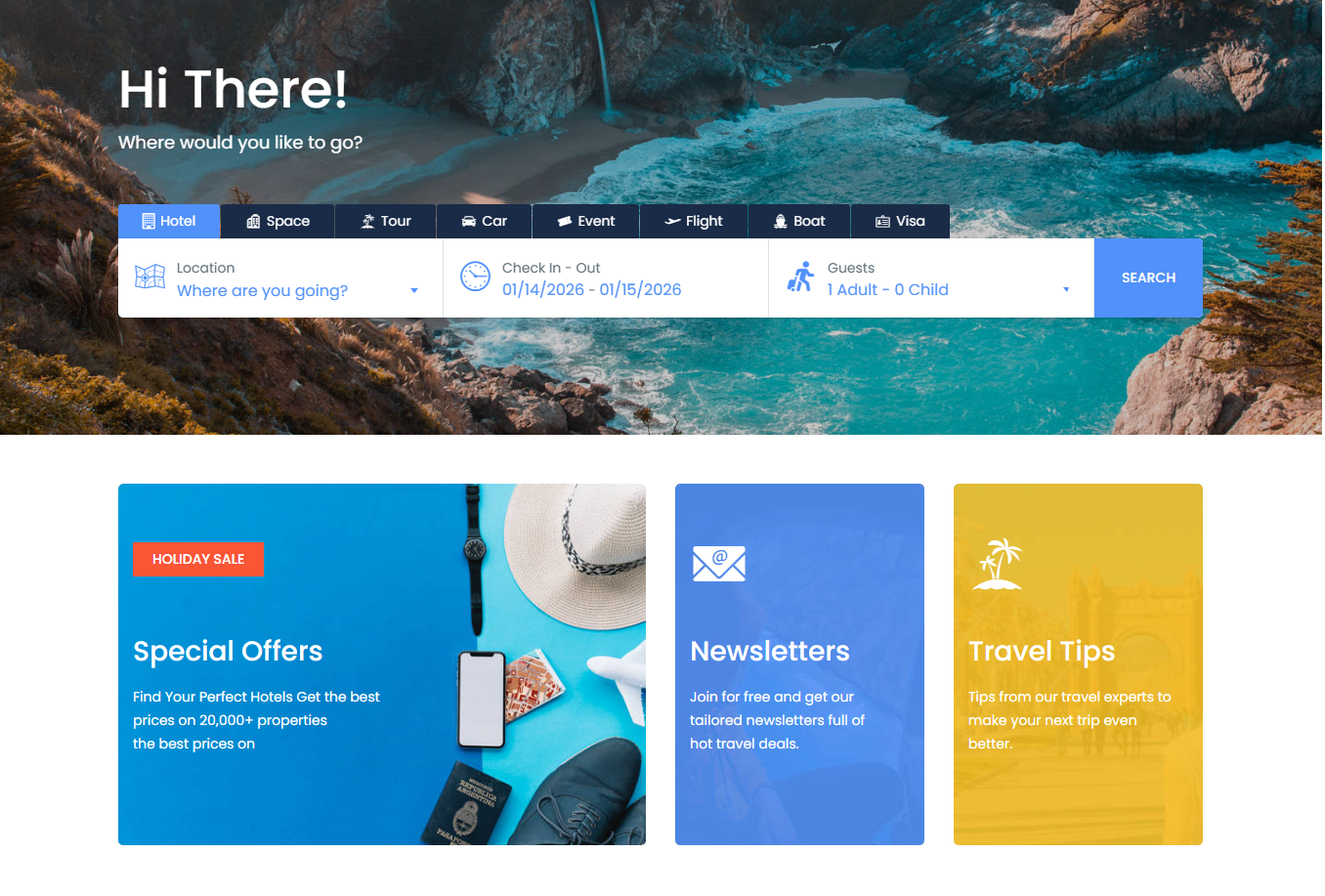 BookingCore Dashboard